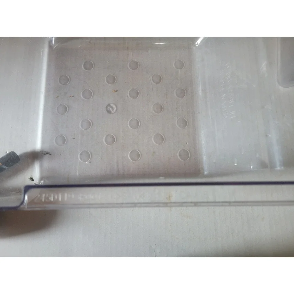 GE Set of 2 Clear Plastic Refrigerator Crisper Drawer Replacement Bins 240337103